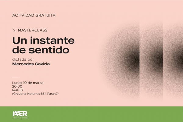 La sonidista y directora de cine Mercedes Gaviria dictará una masterclass en el IAAER