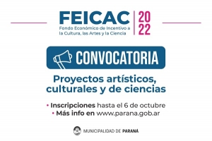 Abren la convocatoria para el FEICAC 2022