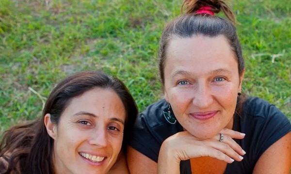 Agustina Schreider y Silvia Salomone en el ciclo Enmujeradas
