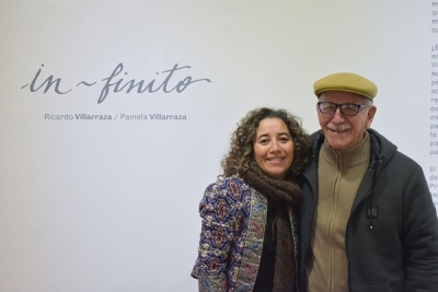 Ricardo Villarraza y Pamela Villarraza cierran su muestra en el Museo Provincial de Bellas Artes con una perfomance