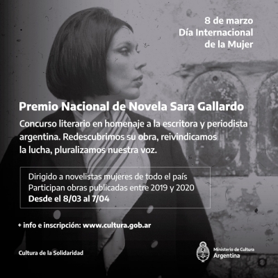 Primer Premio de Novela Sara Gallardo