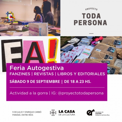 FA! Feria autogestiva de fanzines, revistas, libros y editoriales