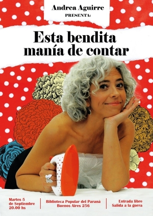 La narradora Andrea Aguirre se presentará  en la Biblioteca Popular